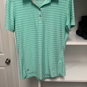 Adidas Mint Green Climacool Polo